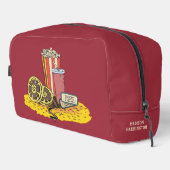 Individuelle Name / Text Movie Buff Waschbeutel (Rechte Ecke)