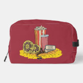 Individuelle Name / Text Movie Buff Waschbeutel (Rückseite)