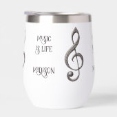 Individuelle Name-/Text-Musical-Clef-Hinweis (Rechts)