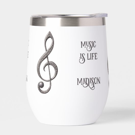 Individuelle Name-/Text-Musical-Clef-Hinweis (Links)