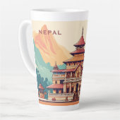 Individuelle Name & Text Nepal Milchtasse (Linke Ecke)