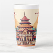 Individuelle Name & Text Nepal Milchtasse (Vorderseite)