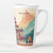Individuelle Name & Text Nepal Milchtasse (Rechts)