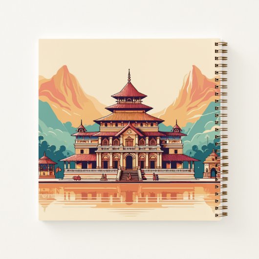 Individuelle Name & Text Nepal Notizblock (Rückseite)