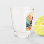 Individuelle Name & Text Nepal Schnapsglas (Links)