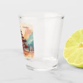 Individuelle Name & Text Nepal Schnapsglas (Rechts)