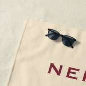 Individuelle Name & Text Nepal Strandtuch (Beispiel)