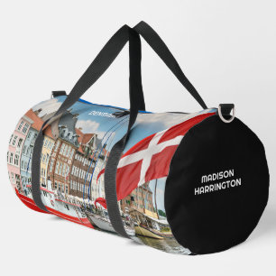 Individuelle Name & Text Nyhavn Kopenhagen Dänemar Duffle Bag