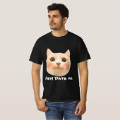 Individuelle Name Text Personalisiert Innocent Cat T-Shirt (Vorne ganz)