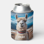 Individuelle Name & Text Peru Llama Dosenkühler (Kanne Vorderseite)