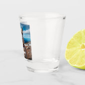 Individuelle Name & Text Peru Llama Schnapsglas (Rechts)