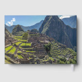 Individuelle Name & Text Peru Machu Picchu Gästebuch (Rückseite)