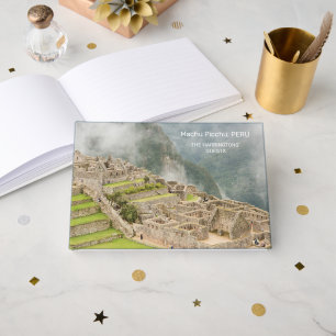 Individuelle Name & Text Peru Machu Picchu Gästebuch