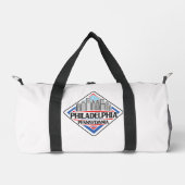 Individuelle Name/Text Philadelphia Pennsylvania Duffle Bag (Vorderseite)