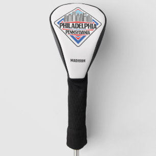 Individuelle Name/Text Philadelphia Pennsylvania Golf Headcover
