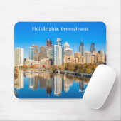 Individuelle Name & Text Philadelphia Pennsylvania Mousepad (Mit Mouse)