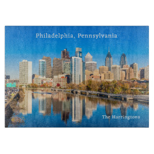 Individuelle Name & Text Philadelphia Pennsylvania Schneidebrett
