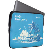 Individuelle Name & Text Phuket Thailand Laptopschutzhülle (Vorne Rechts)