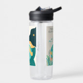 Individuelle Name & Text Planet Erde Mutter Trinkflasche (Links)