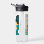 Individuelle Name & Text Planet Erde Mutter Trinkflasche (Rechts)