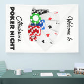Individuelle Name & Text Poker / Casino Banner (Messe)