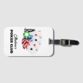 Individuelle Name & Text Poker / Casino Gepäckanhänger (Vorderseite (Horizontal))