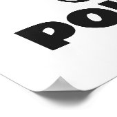 Individuelle Name & Text Poker / Casino Poster (Ecke)