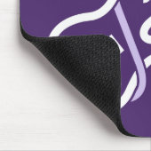 Individuelle Name & Text Stilisierte Gitarre Mousepad (Ecke)