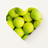 Individuelle Name & Text Tennis Balls Notizblock (Rückseite)