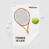 Individuelle Name & Text Tennis Golfhandtuch (Insitu)