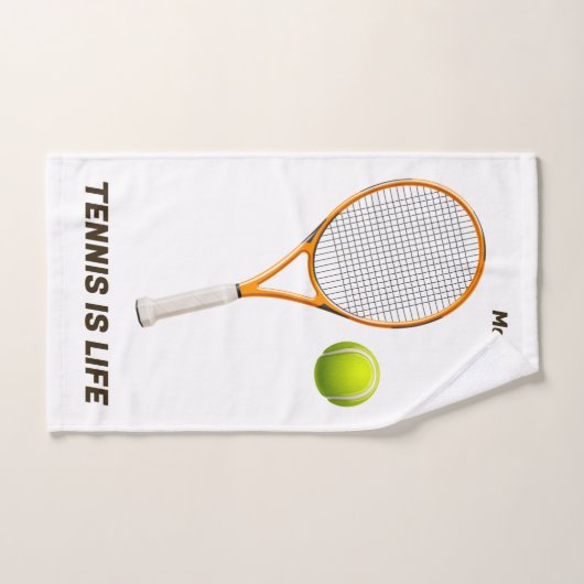 Individuelle Name & Text Tennis Handtuch (Handtuch)
