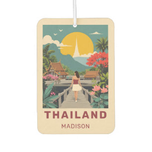 Individuelle Name / Text Thailand Autolufterfrischer