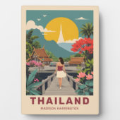 Individuelle Name / Text Thailand Fotoplatte (Vorderseite)