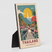 Individuelle Name / Text Thailand Fotoplatte (Seite)