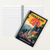 Individuelle Name / Text Thailand Notizblock (Innen)