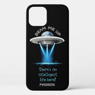 Individuelle Name & Text UFO Spaceship Handys Fäll Case-Mate iPhone Hülle