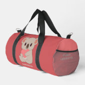 Individuelle Name, Text und Farbe Liebe Koala Duffle Bag (Rechte Ecke)