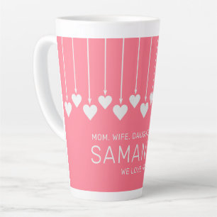 Individuelle Name-, Text- und Farbhörer Milchtasse