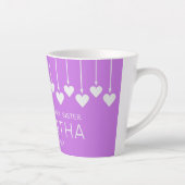 Individuelle Name-, Text- und Farbhörer Milchtasse (Rechts)