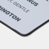 Individuelle Name-/Text- und Farbsignalibra Schreibtischunterlage (Ecke)