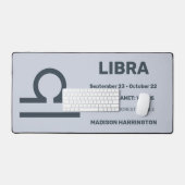 Individuelle Name-/Text- und Farbsignalibra Schreibtischunterlage (Tastatur & Maus)