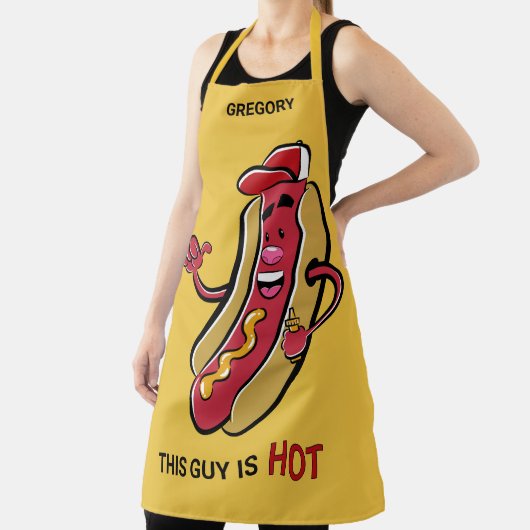 Individuelle Name, Text und Farbstift Schürze (InSitu)