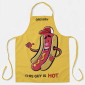 Individuelle Name, Text und Farbstift Schürze (Vorderseite)