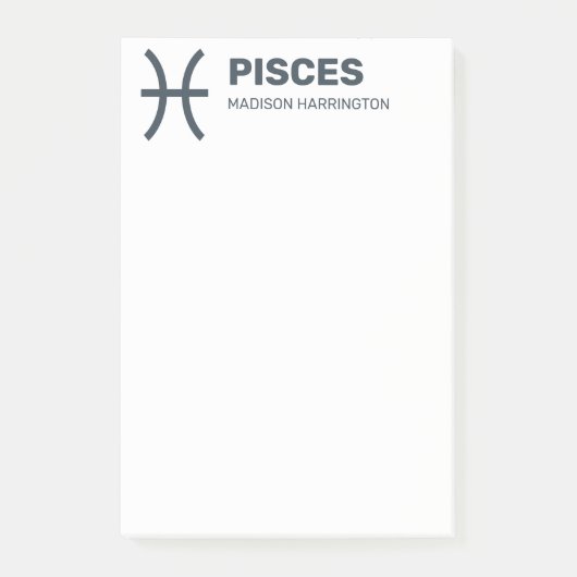 Individuelle Name-/Text- und Farbzeichen Post-it Klebezettel (Vorderseite)