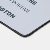 Individuelle Name-/Text- und Farbzeichen Schreibtischunterlage (Ecke)