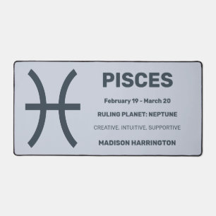 Individuelle Name-/Text- und Farbzeichen Schreibtischunterlage