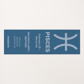 Individuelle Name-/Text- und Farbzeichen Yogamatte (Rückseite (Horizontal))