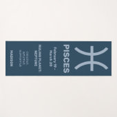 Individuelle Name-/Text- und Farbzeichen Yogamatte (Vorderseite (Horizontal))