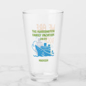 Individuelle Name-, Text- und Jahresfahrt Glas (Rückseite)