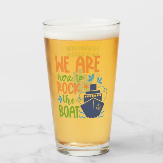 Individuelle Name-, Text- und Jahresfahrt Glas (Vorne (Gefüllt))